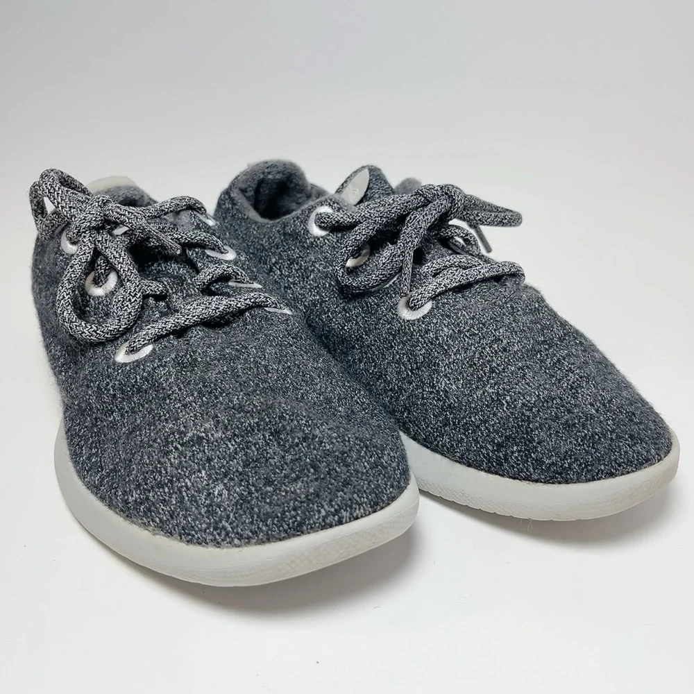 Allbirds Grey Wool Low Top Runner Shoes